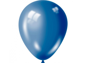 FANTASIA 12 INCH LATEX SHINY ICE BLUE BALLOONS PACK OF 15