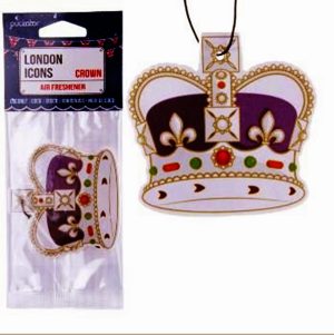UK LONDON ICONS FRAGRANCED AIR FRESHENER SOUVENIRS GIFT STOCKING BAG FILLER CAR HOME - COCONUT MAJES