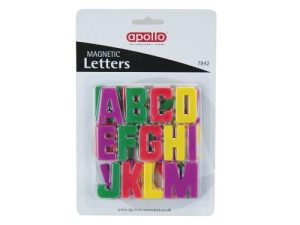 26 PIECE ALPHABET LETTERS FRIDGE MAGNETS - MULTICOLURED 20-06T205 44170