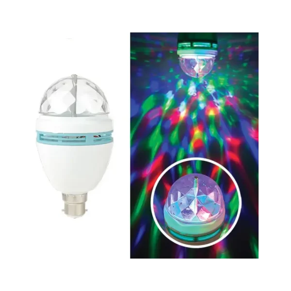 B22 BAYONET CAP 3 W LED DISCO PARTY LIGHT BULB