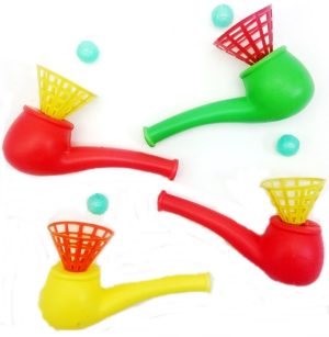 4PCS BLOW PIPES PLASTIC TOYS