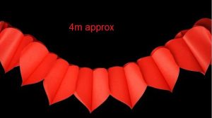 VALENTINE'S DAY 4M HEART GARLAND 19243