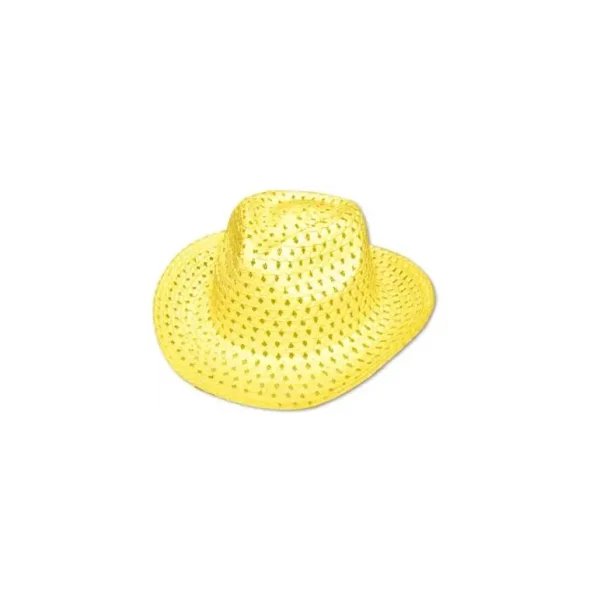 EASTER PARTY COWBOY HAT - YELLOW