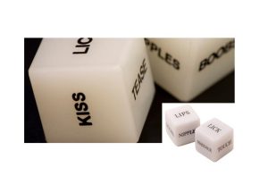 GLOW IN THE DARK SEXY DICE