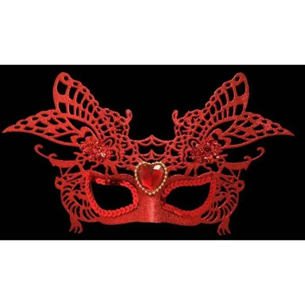 MASQUERADE MASK RED