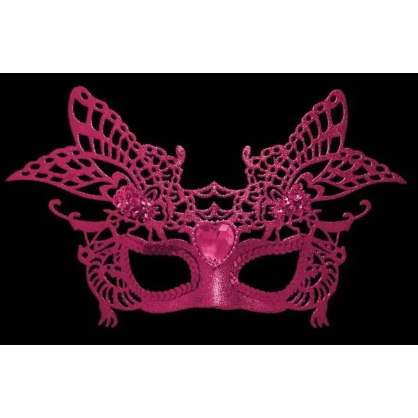 MASQUERADE MASK FUSCHIA