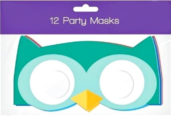 12 PARTY MASKS