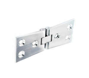 SECURIT S4286 BRASS COUNTERFLAP HINGES CHROME 32MM 1 1/4 X 4 PAIR
