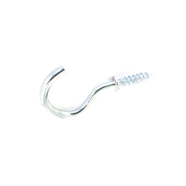 SECURIT S6308 CUP HOOKS SHOULDERED ZINC PLATED 25MM PACK OF 5