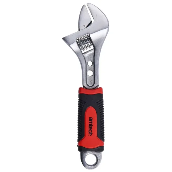 AMTECH ADJUSTABLE WRENCH INJECTED GRIP 6 INCH