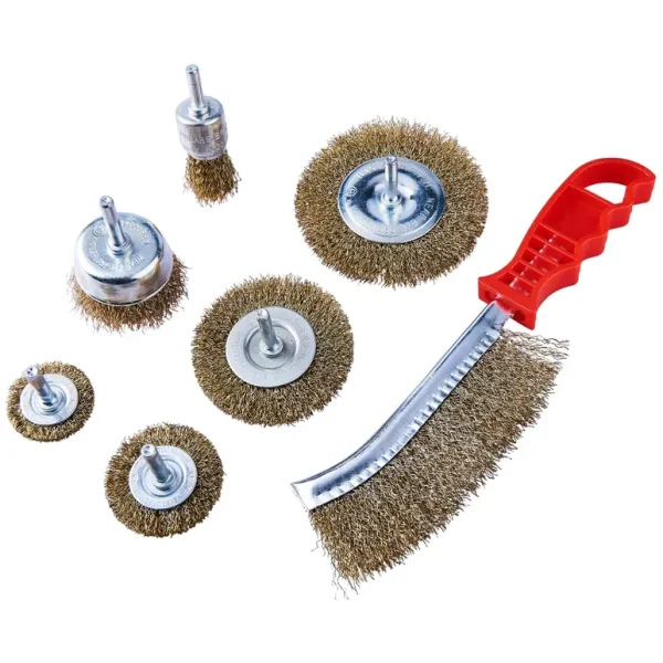 AMTECH WIRE BRUSH SET 7/PCS