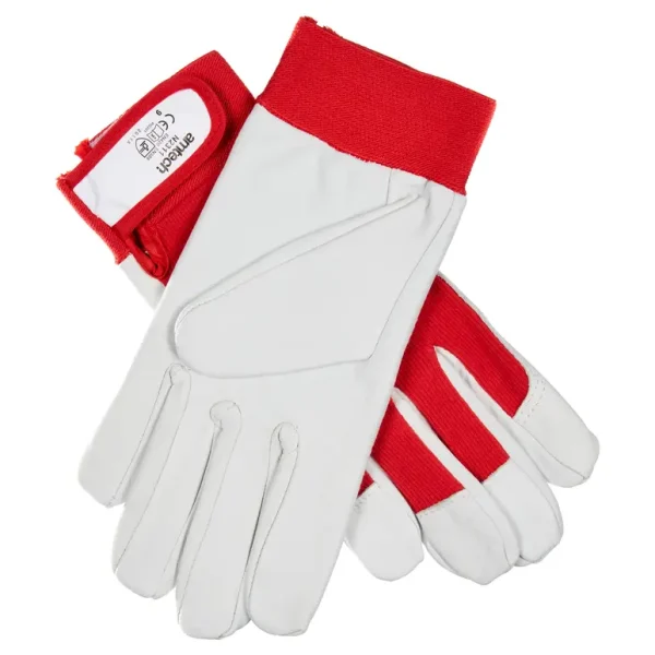 AMTECH FINE LEATHER PALM GLOVES L - SIZE:9