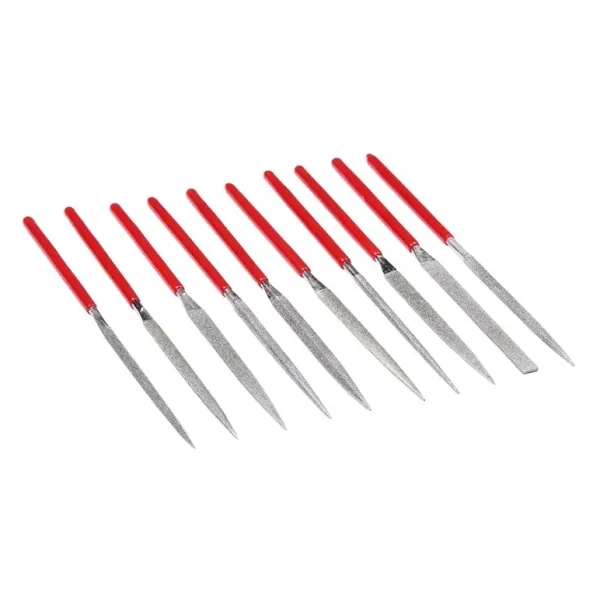 AMTECH DIAMOND NEEDLE FILE SET PACK OF 10