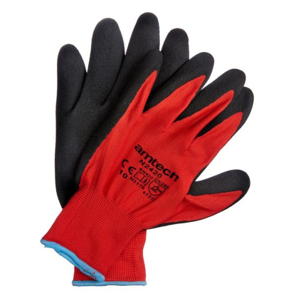 AMTECH NITRILE PERFORMANCE WORK GLOVES - XL (SIZE 10)