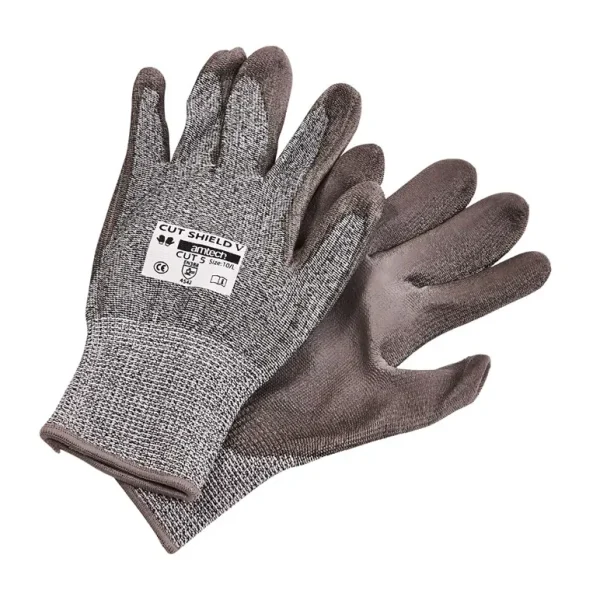 AM-TECH CUT RESISTANT PU COATED WORK GLOVES