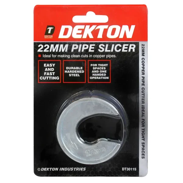 DEKTON PIPE SLICER / CUTTER 22MM