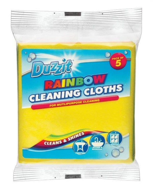 DUZZIT RAINBOW CLOTH PACK OF 5