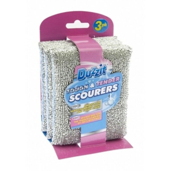 DUZZIT TOUGH AND TENDER SCOURER PACK OF 3