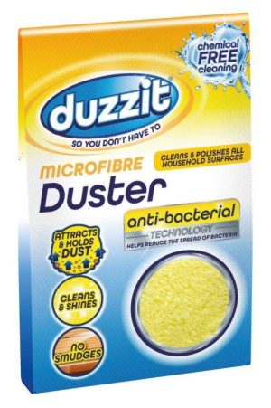 DUZZIT MICROFIBRE YELLOW DUSTER 30CM X 30CM