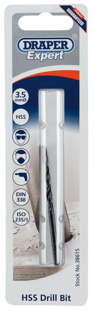 DRAPER EXPERT 38615 3.5MM HSS DRILL BIT