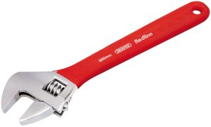 DRAPER REDLINE 67633 300MM SOFT GRIP ADJUSTABLE WRENCH