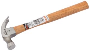 DRAPER REDLINE 67661 225G (8OZ) CLAW HAMMER WITH HARDWOOD SHAFT