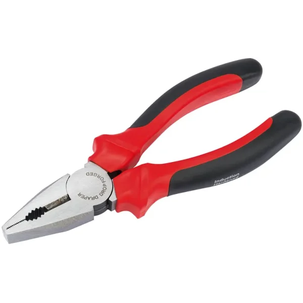 DRAPER REDLINE 67925 165MM COMBINATION PLIERS WITH SOFT GRIP HANDLES