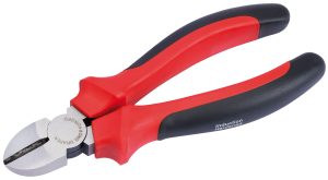 DRAPER REDLINE 67988 160MM DIAGONAL SIDE CUTTER WITH SOFT GRIP HANDLES