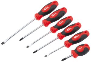 DRAPER REDLINE 68013 SOFT-GRIP SCREWDRIVER SET (6 PIECE)