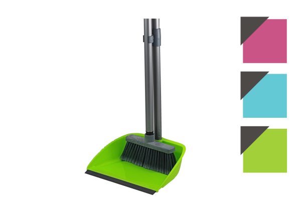 LONG HANDLED DUSTPAN & BRUSH