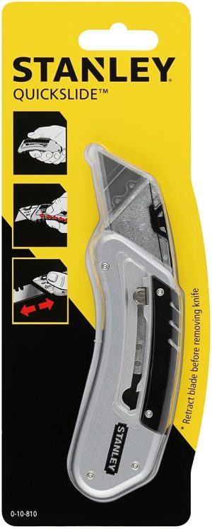 STANLEY QUICKSLIDE POCKET KNIFE WITH BELT CLIP