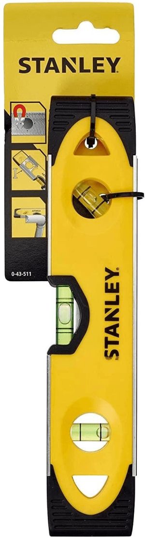 STANLEY SHOCK PROOF MAGNETIC TORPEDO / SPIRIT LEVEL 230MM / 9