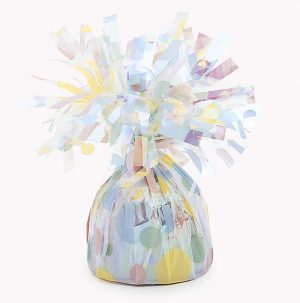NIQUE PARTY FOIL BALLOON WEIGHT - PASTAL POLKA DOT
