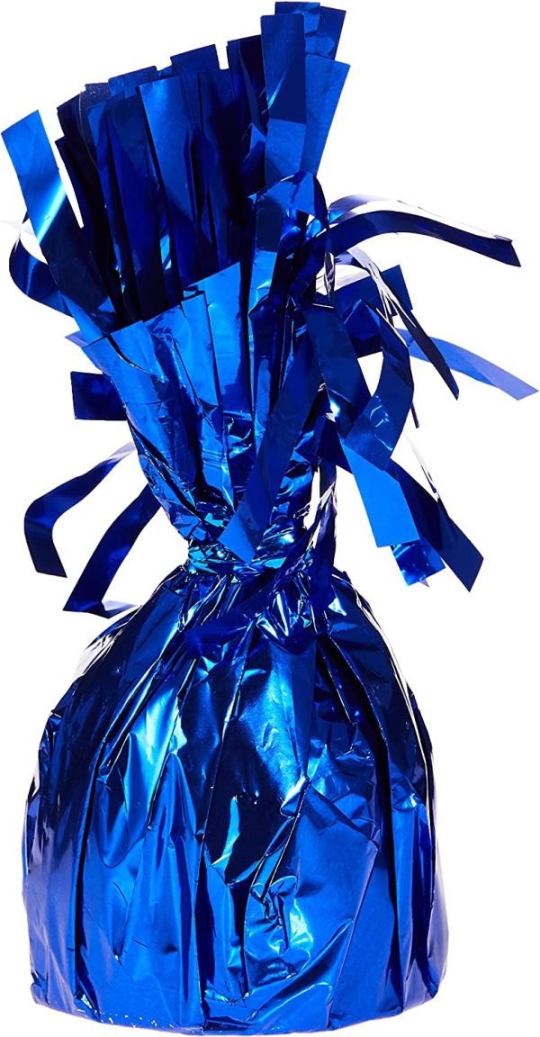 UNIQUE PARTY FOIL BALLOON WEIGHT - ROYAL BLUE