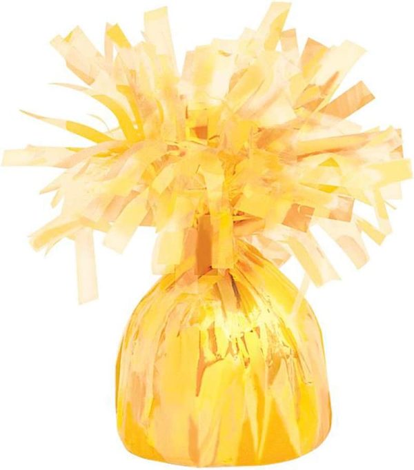 UNIQUE PARTY FOIL BALLOON WEIGHT - YELLOW