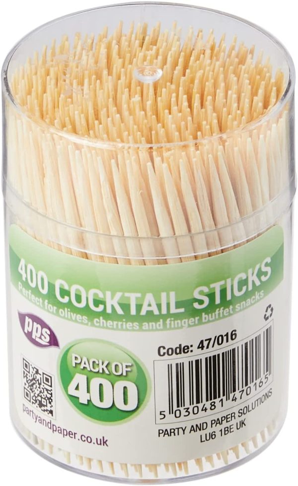 PPS PARTY COCKTAIL STICKS / TOOTHPICKS PACK OF 400