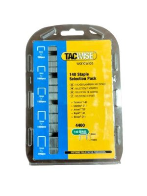 TACWISE 140 STAPLE SELECTION PACK 6-14MM 4400PCS