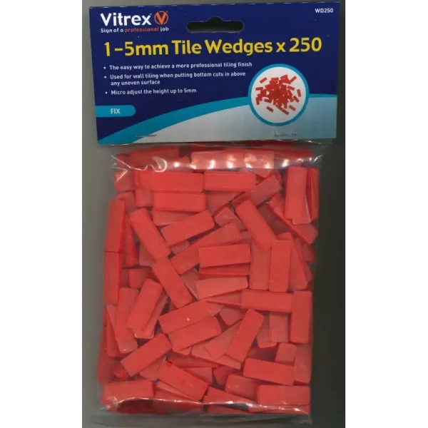 VITREX TILE LEVELING TILE WEDGES PACK OF 250