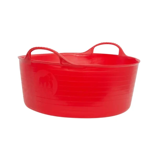 GORILLA TUB SMALL SHALLOW RED 15L