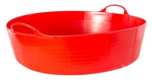 GORILLA TUB LARGE SHALLOW RED 35L
