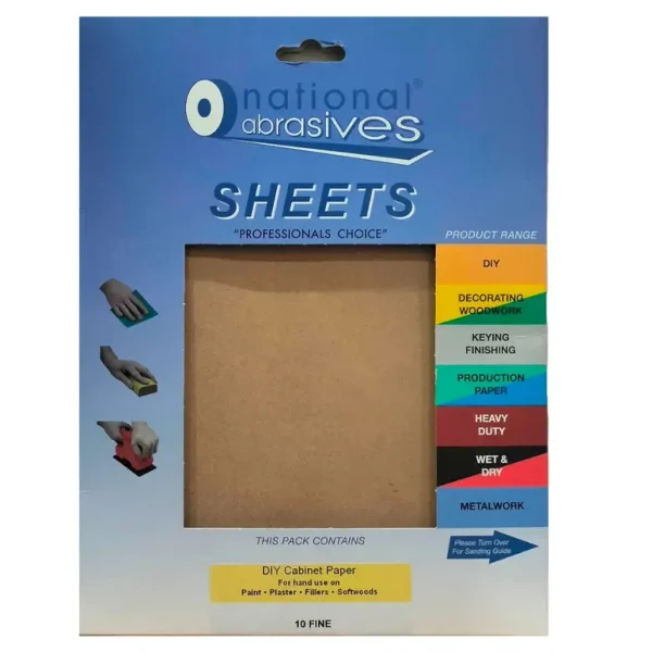 CABINET PAPER FULL SHEET 280 X 230MM PACK OF 10 FINE