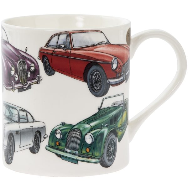 CLASSIC CAR FINE CHINA MUG