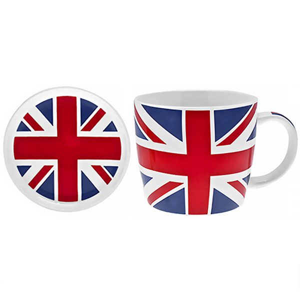 UNION JACK MUG AND COASTER GIFT SET