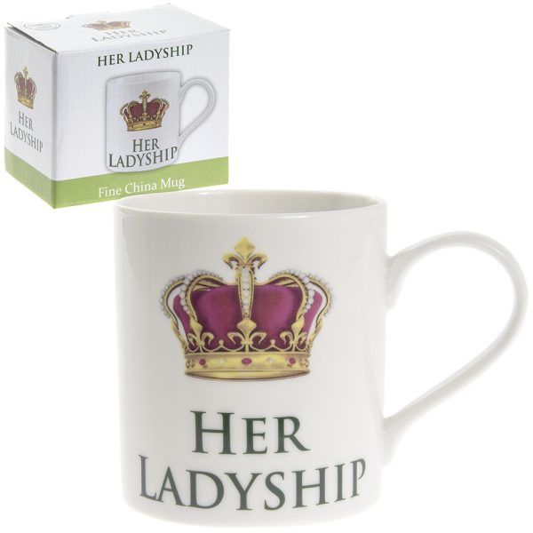 THE LEONARDO COLLECTION HER LADYSHIP FINE CHINA MUG