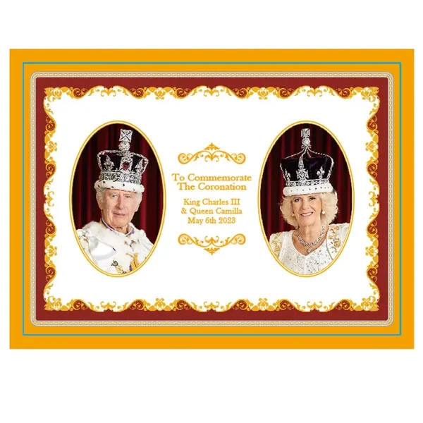 THE LEONARDO COLLECTION KING CHARLES III & QUEEN CAMILLA MAGNET