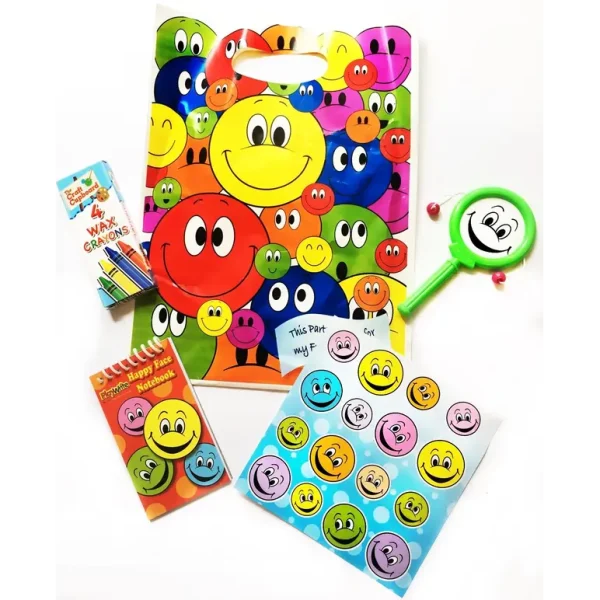 HAPPY FACE FILLED PARTY BAG