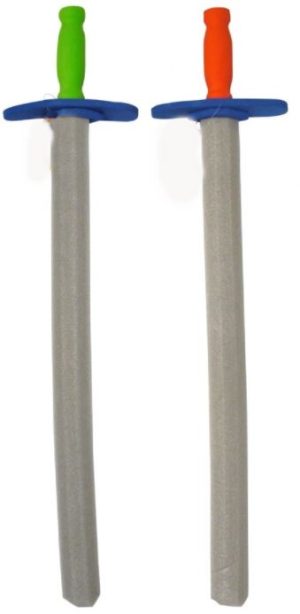 KNIGHTS FOAM SWORD 75CM ASSORTED COLOUR