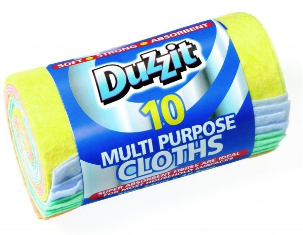 DUZZIT MULTI PURPOSE CLOTH PACK OF 10