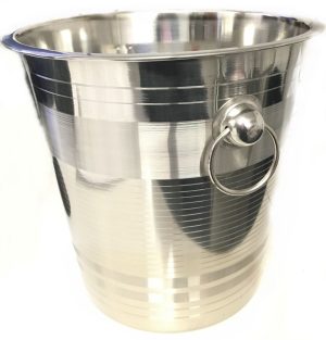 CHAMPAGNE WINE ICE STEEL BUCKET 21CM