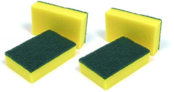 ACORD INDUSTRIAL SPONG SCOURERS CATERING PARTY LARGE PACK OF 4